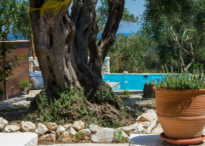 New! Paxosblue Sea View With Private Pool Appartement