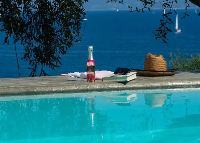 New! Paxosblue Sea View With Private Pool * Gaios