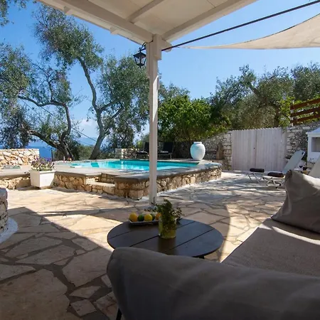 דירה New! Paxosblue Sea View With Private Pool גאיוס